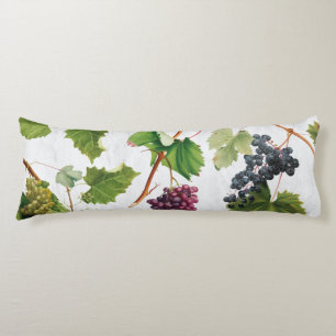 Grapes Vineyard Mediterranean Greek Island Body Cushion