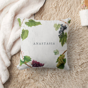 Grapes Vineyard Mediterranean Greek Island Cushion