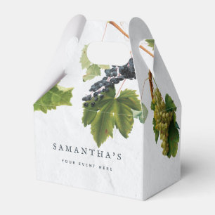 Grapes Vineyard Mediterranean Greek Island Favour Box