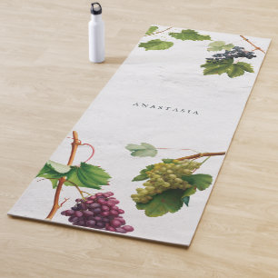 Grapes Vineyard Mediterranean Greek Island Yoga Mat