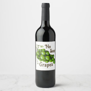 Grapes Wine / Drink Label