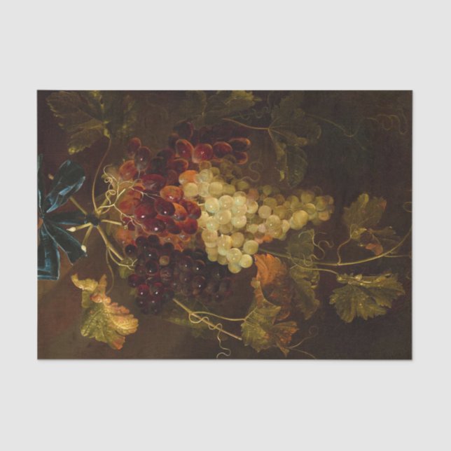 Grapes with a Blue Ribbon by Harmen Loeding Tissue Paper (Front)