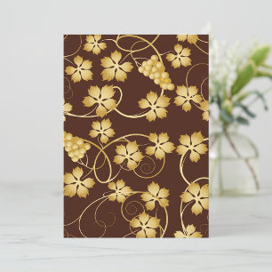 Grapevine Background Invitations