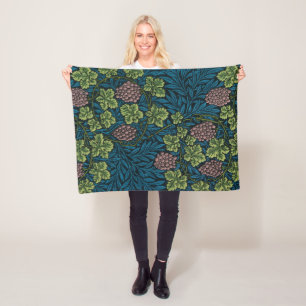 Grapevine (by William Morris) Fleece Blanket