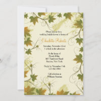 Grapevine Frame Invitation