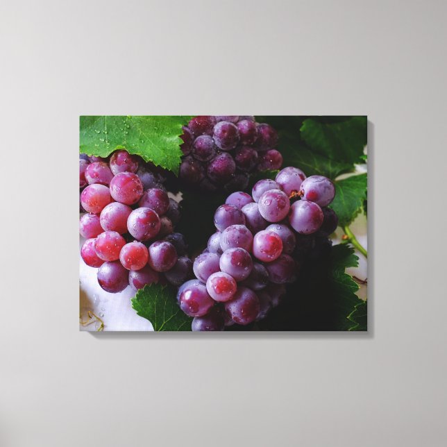 Grapevine Fruit Photography Canvas Print (Front)
