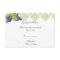 Grapevine Garden Wedding Response Card