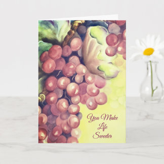 Grapevine Hospitality Appreciation  Card