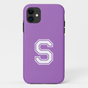 Grapevine Solid Colour   Minimalist Monogram iPhone 11 Case