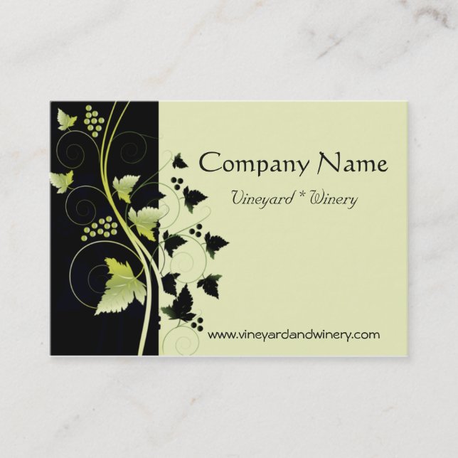 Grapevine Winery Business Card (Front)