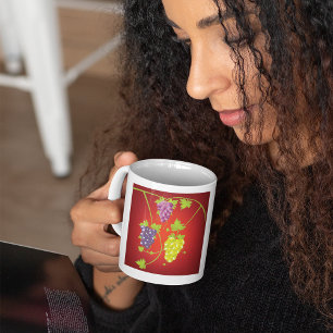 Grapevine With Bunches Of Grapes Coffee Mug