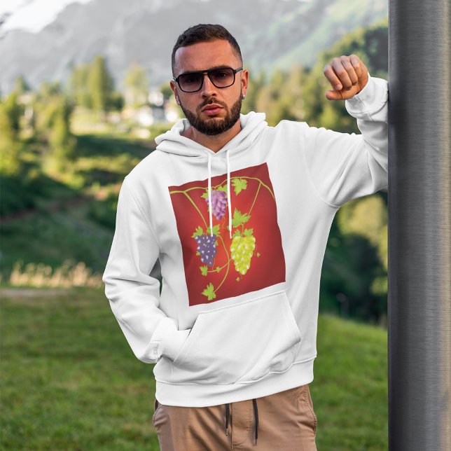 Grapevine With Bunches Of Grapes Hoodie (Creator Uploaded)