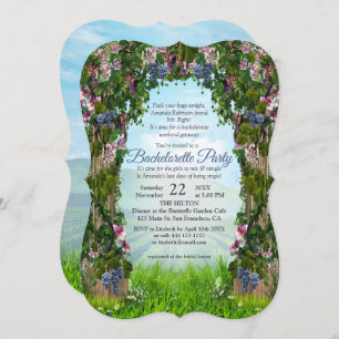 Grapevines, Honeysuckles & Hummingbirds Invitation
