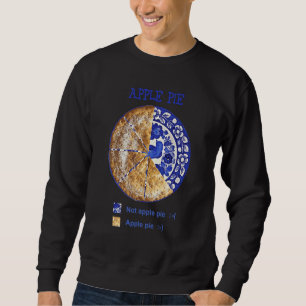 Graph  Apple pie Not apple pie Apple pie fun pie c Sweatshirt