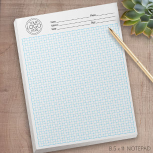 Graph Grid 5 squares - Granite Colour and Size Notepad