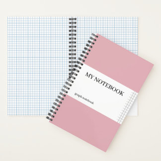 Graph Paper Notebook - Coral