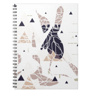 graph paper triangle soft design by SIRAdesign Notebook