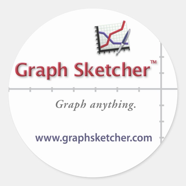 Graph Sketcher Sticker (Front)