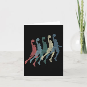 Graphic 365 Bysketbyll Sport Vintage Retro Gift -  Card