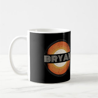 Graphic 365 First Name Bryan Retro Personalised Vi Coffee Mug