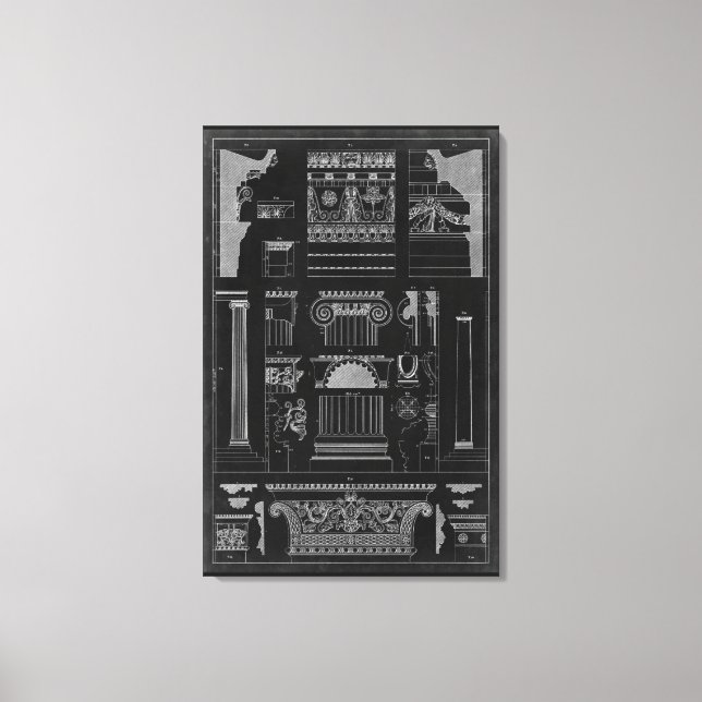Graphic Architecture IV Canvas Print (Front)