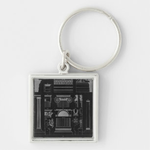 Graphic Architecture IV Key Ring