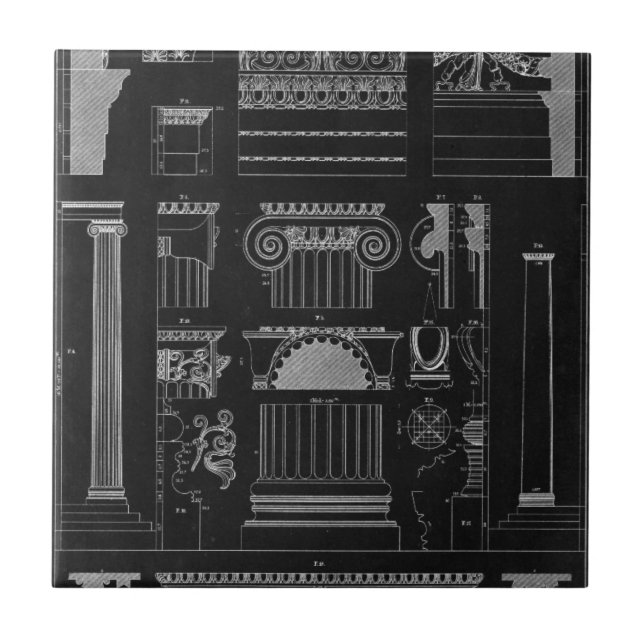 Graphic Architecture IV Tile (Front)
