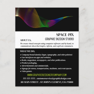 Graphic Art Design, Graphic Designer Advertising Flyer