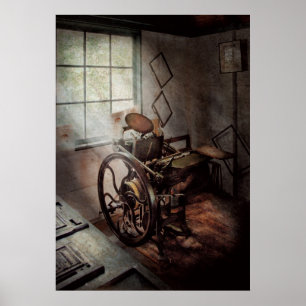 Graphic Artist - The humble printing press Poster