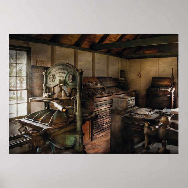 Graphic Artist - The Printing Shop Poster (Front)