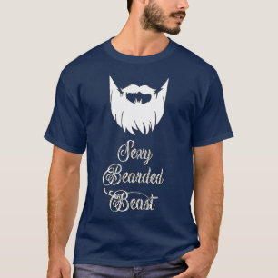 Graphic Beard Bearded Funny Moustache Hipster Sir T-Shirt