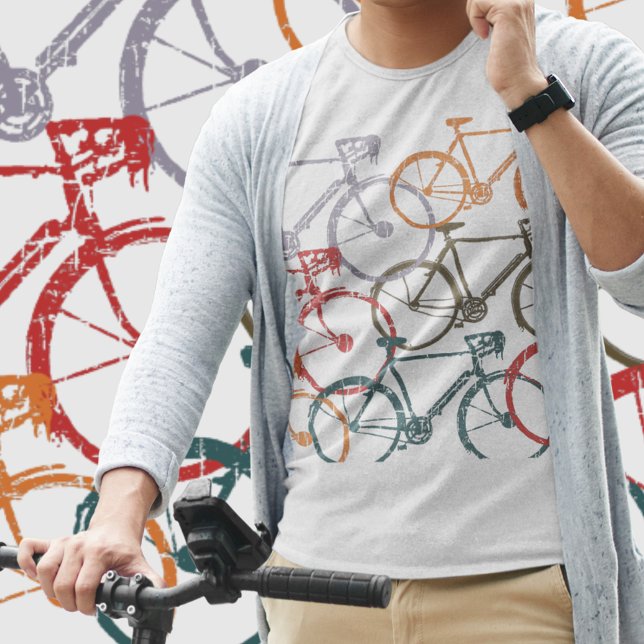 Graphic bikes / bicycle cycling T-Shirt (Creator Uploaded)