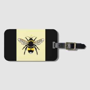 Graphic Bumble BEE - Nature - Wildlife - Luggage Tag