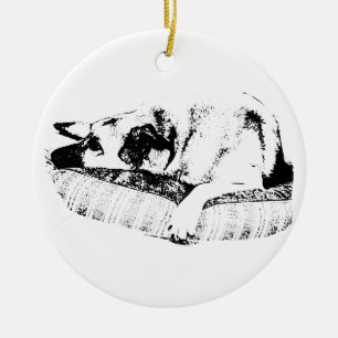 Graphic Calm, Bold Lounge Start Ceramic Tree Decoration