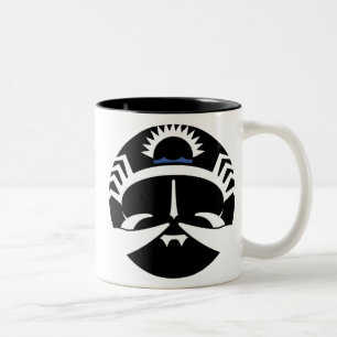 Graphic Cancer Crab Two-Tone Coffee Mug