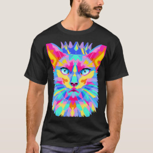 Graphic cat retro for cat lovers T-Shirt