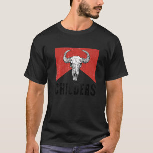 Graphic Childers Bull Skull Leopard Cow Skulls T-Shirt