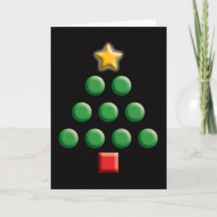 Graphic Christmas Tree Holiday Card