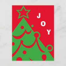 Graphic Christmas Tree Joy