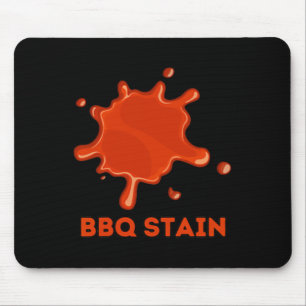 Graphic Colourful Bbq Stain Art 1 Mouse Mat