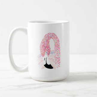 Graphic Colourful Flamingo heads Flamingo15 oz. Mu Coffee Mug