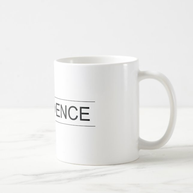 Graphic Confidence Mug - Sunset Gradient (Right)