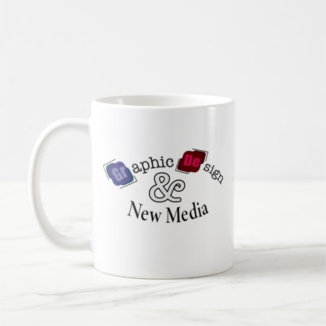 Graphic Design and New Media Mug (Left)