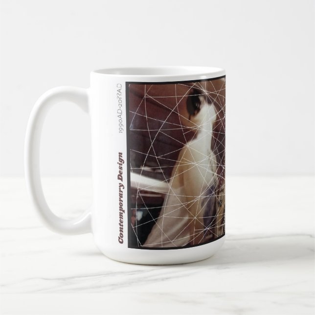 Graphic Design History Mugs: contemporary Coffee Mug (Left)