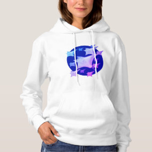 Graphic Design Manta Ray Lover Hoodie