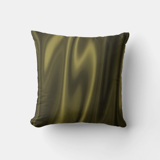 Graphic design of Olive Green Fabric Cushion (Front)