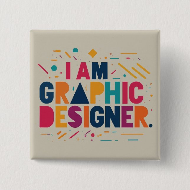 Graphic Designer Badge (2" x 2") (Front)