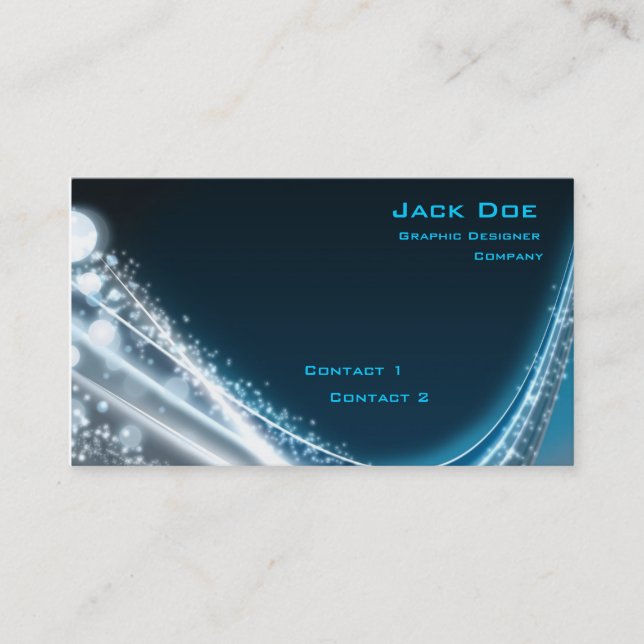 Graphic designer business card (Front)