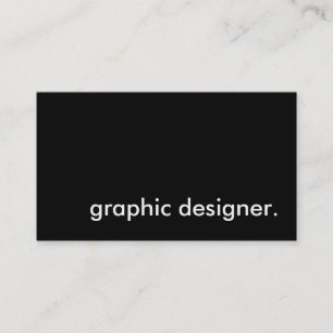 graphic designer. business card