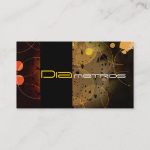 Graphic designer circles custom business card
